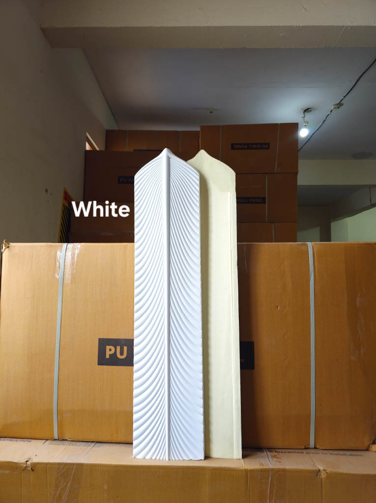 PU 3D Feather Panel (Size 8*36inch) (1 panel Covers Approx. 1.9 Sq Ft) - 5 colors Option - Min 8Pcs