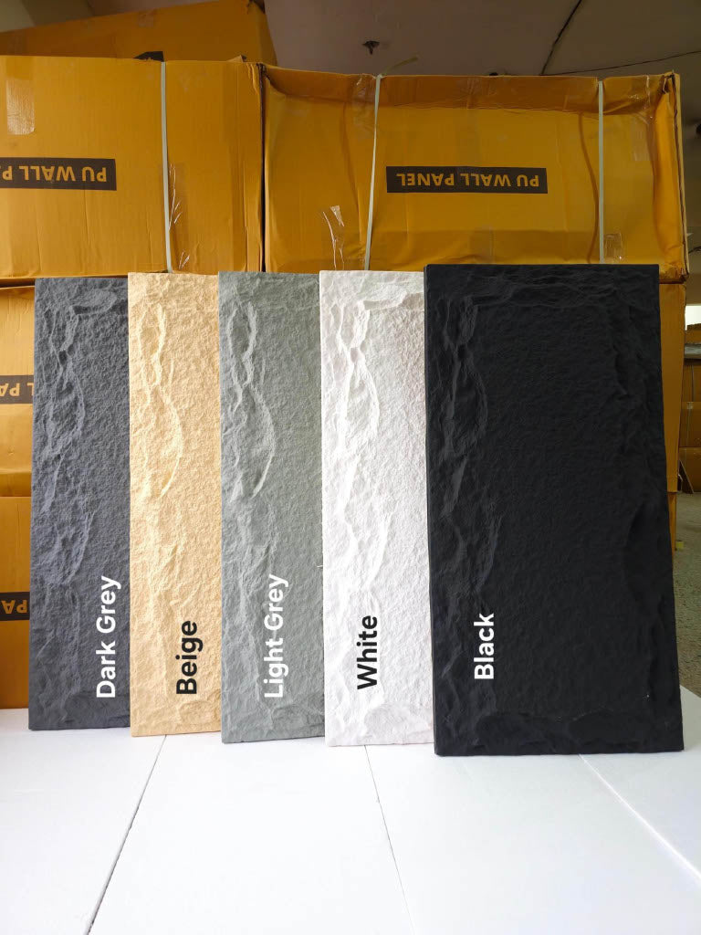 Economic Series - 50mm PU stone Panels - Size 2*4ft - MOQ 8Pcs