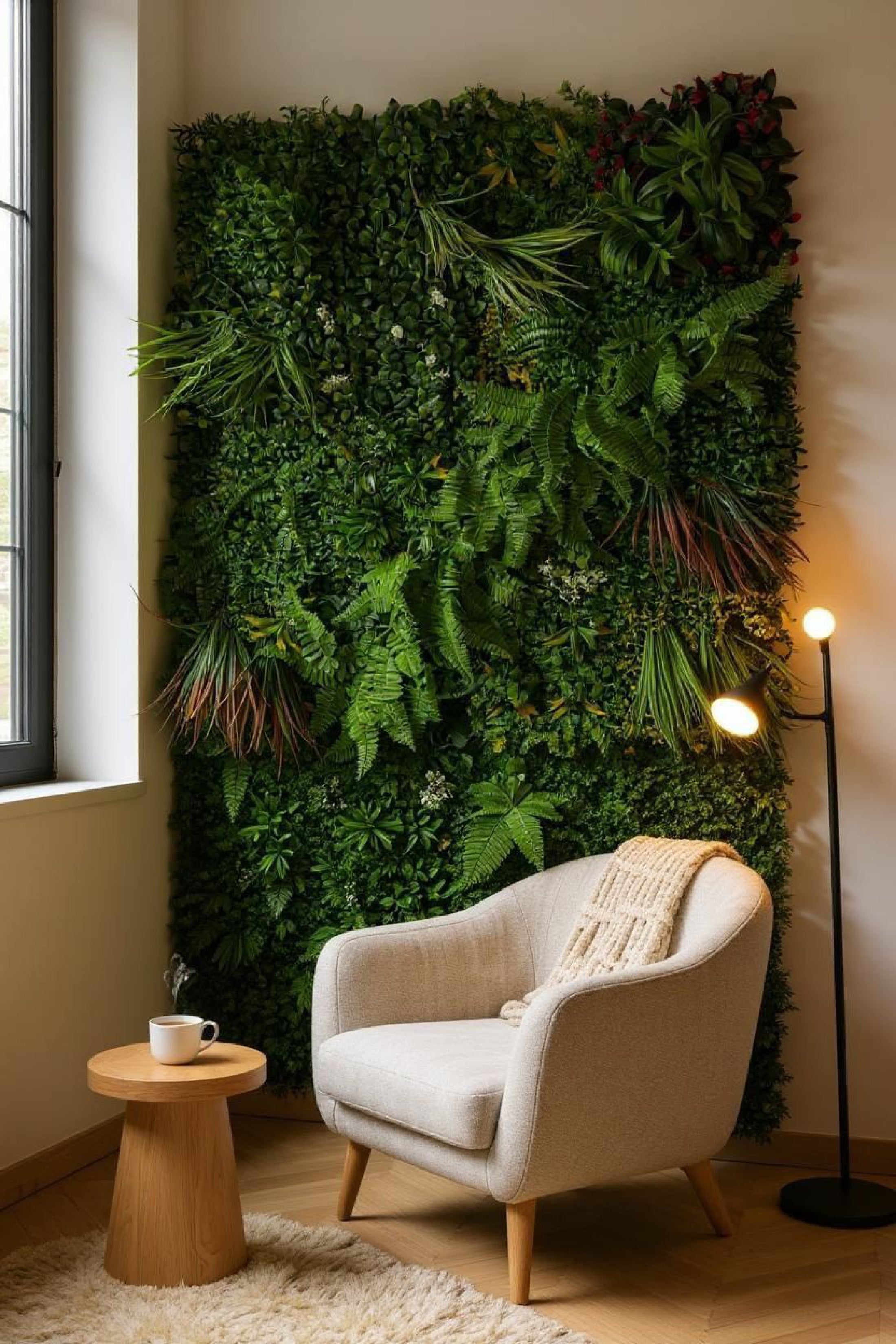 Code 62 - Premium 1x1 Mtr Artificial Vertical Garden Panel