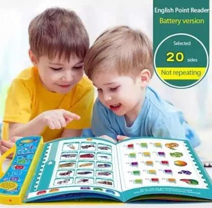 Intelligence Sound Book Learning Cards for Children,English Letters & Words Learning Book,Fun Educational Toys. Activities with Numbers,Shapes Learning Book for Toddlers for Language Skills