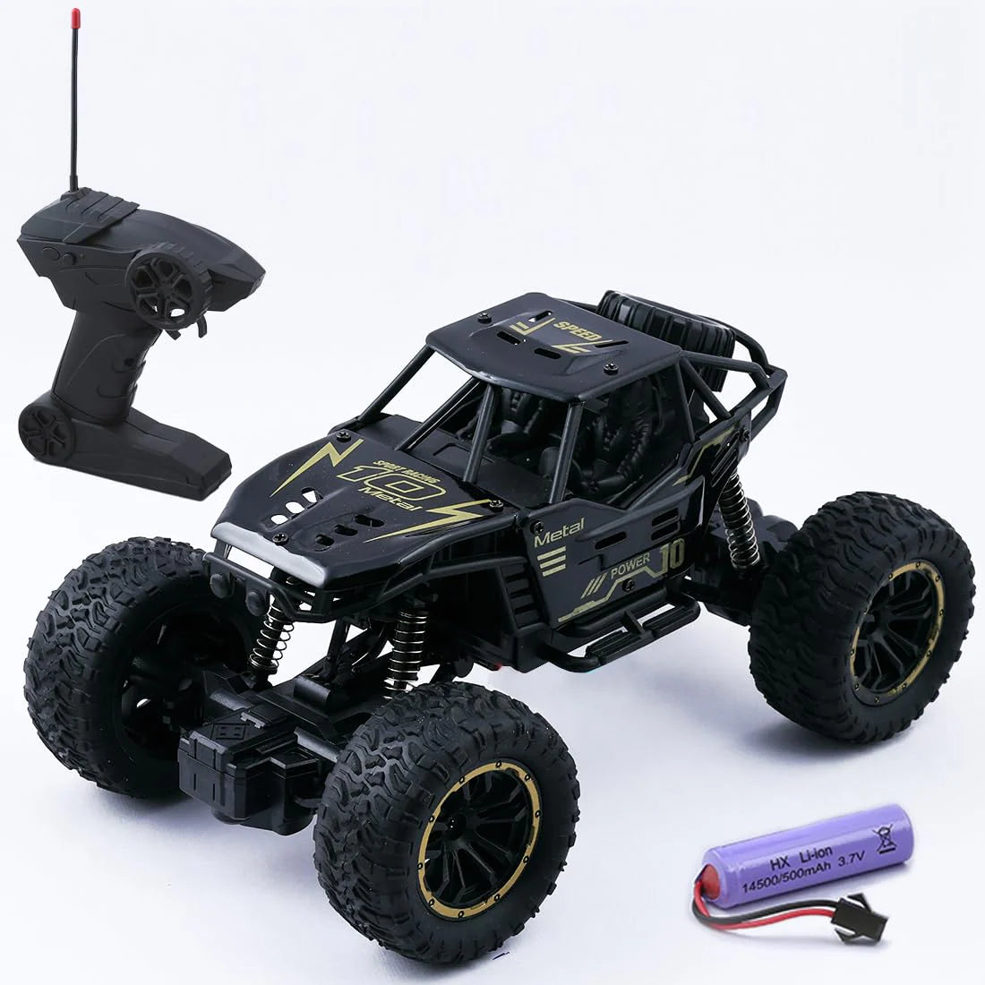 Premium 4x4 RC Monster Truck Remote Control Car for Kids | 1:18 Scale Rock Crawler Offroad High Speed Racing Car Toy for Boys & Girls