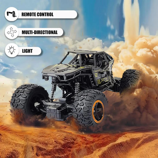 Premium 4x4 RC Monster Truck Remote Control Car for Kids | 1:18 Scale Rock Crawler Offroad High Speed Racing Car Toy for Boys & Girls