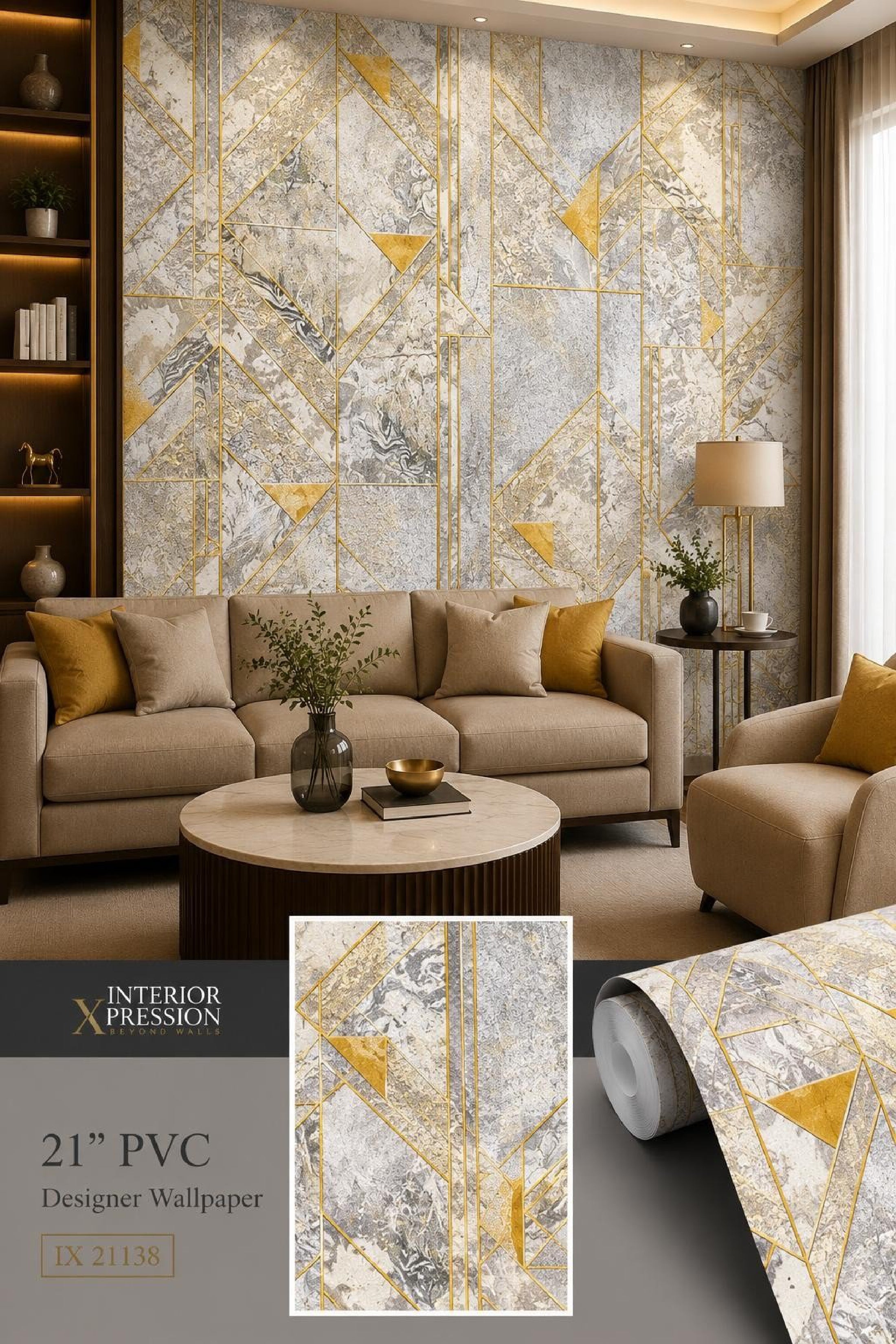 W03 3D Premium PVC Designer Wallpaper