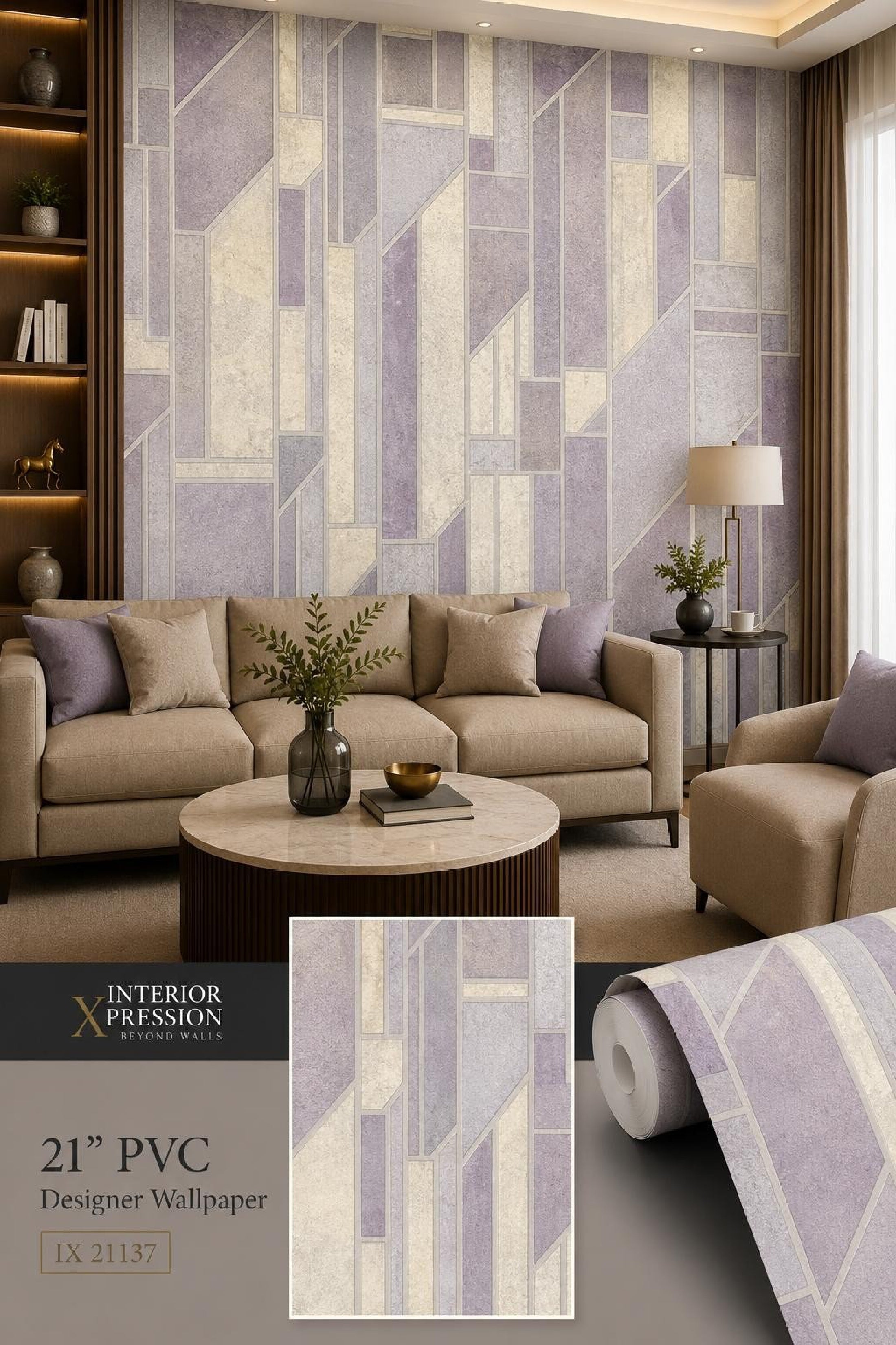 W05 3D Premium PVC Designer Wallpaper
