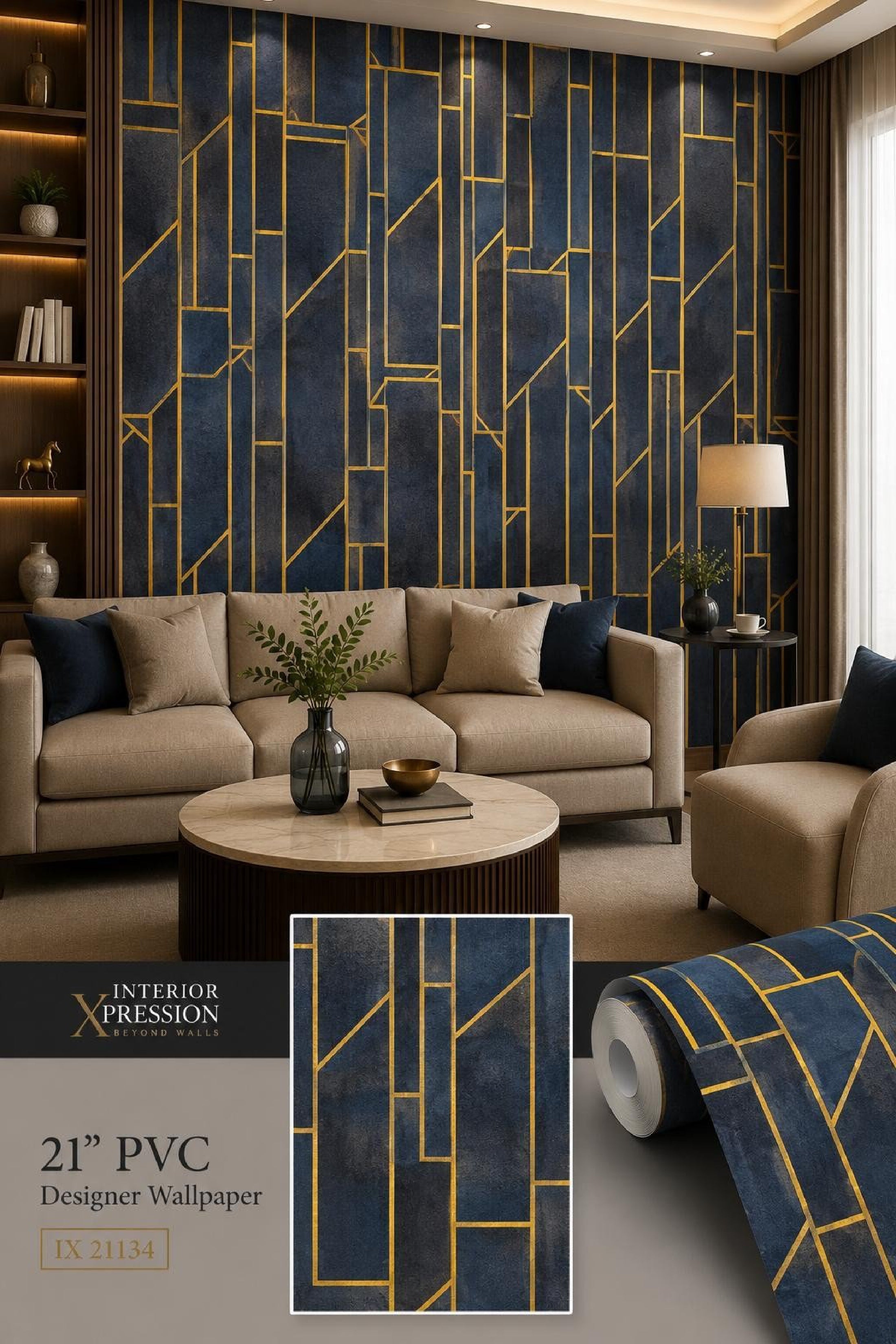 W11 3D Premium PVC Designer Wallpaper