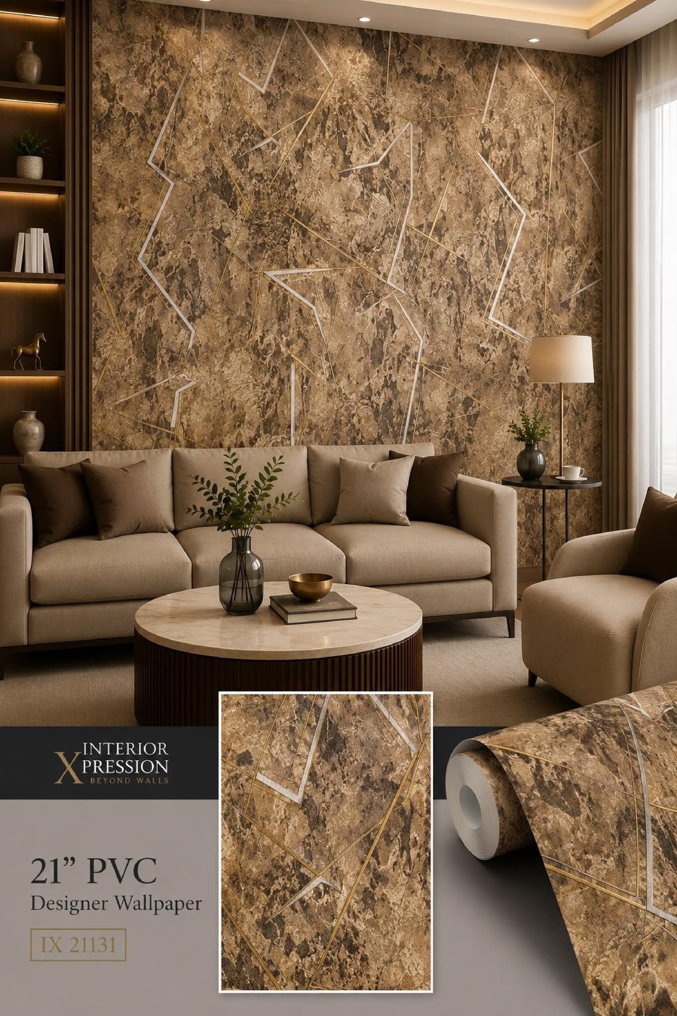W14 3D Premium PVC Designer Wallpaper