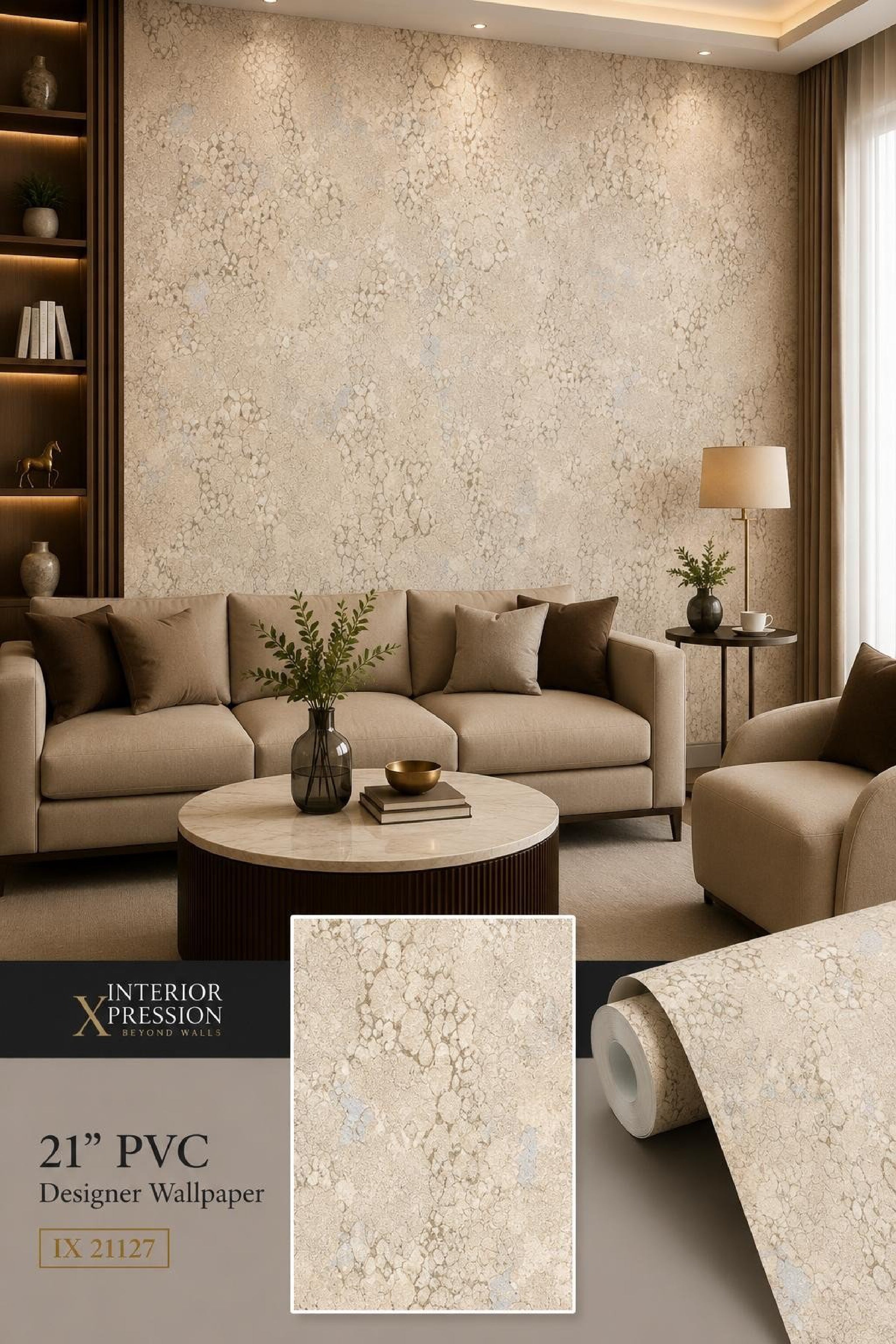 W18 3D Premium PVC Designer Wallpaper