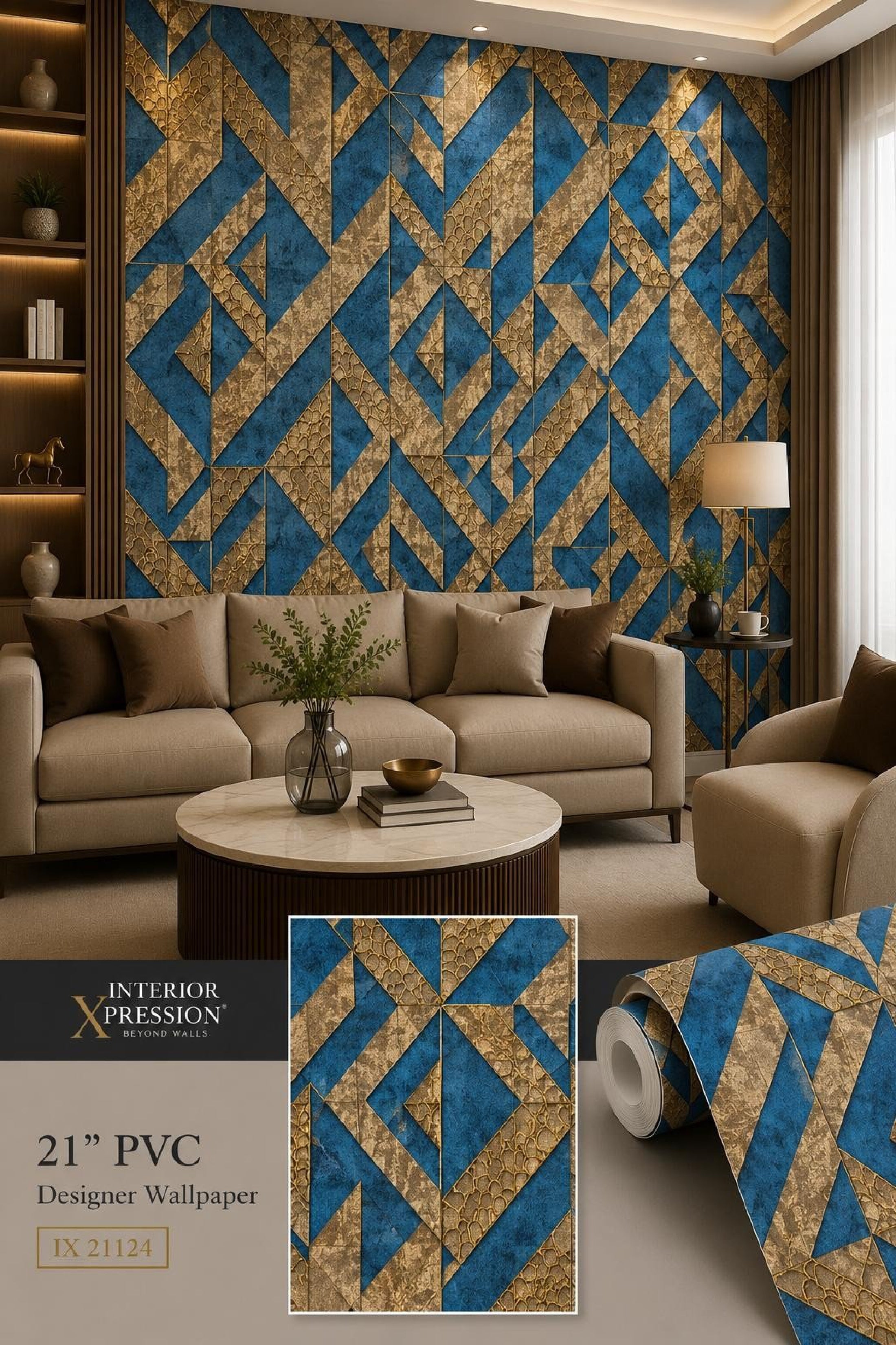 W23 3D Premium PVC Designer Wallpaper