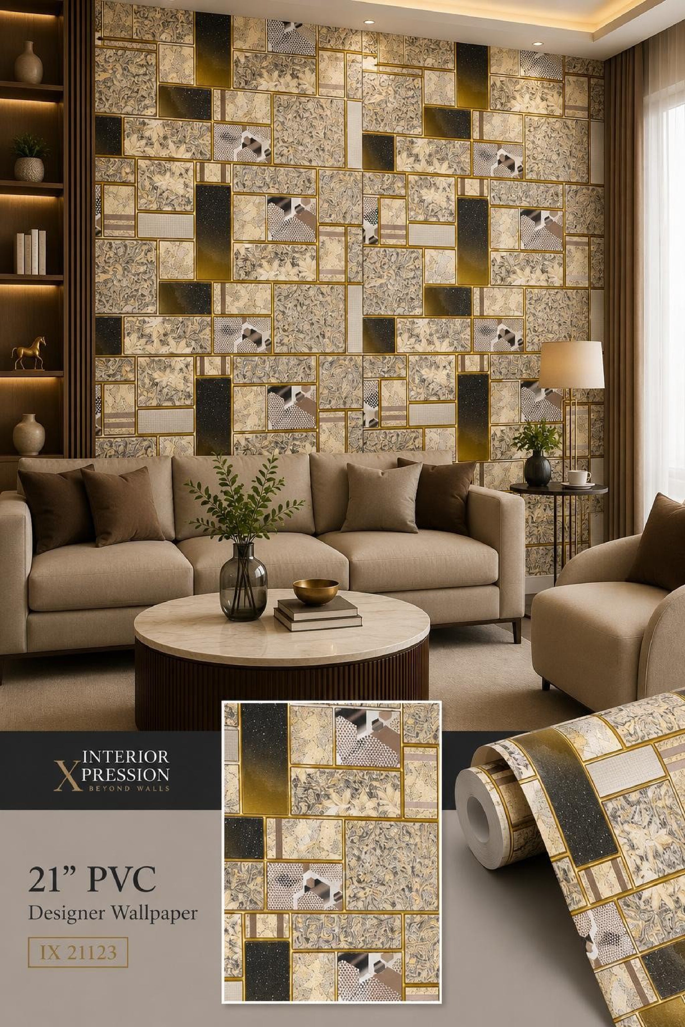 W25 3D Premium PVC Designer Wallpaper