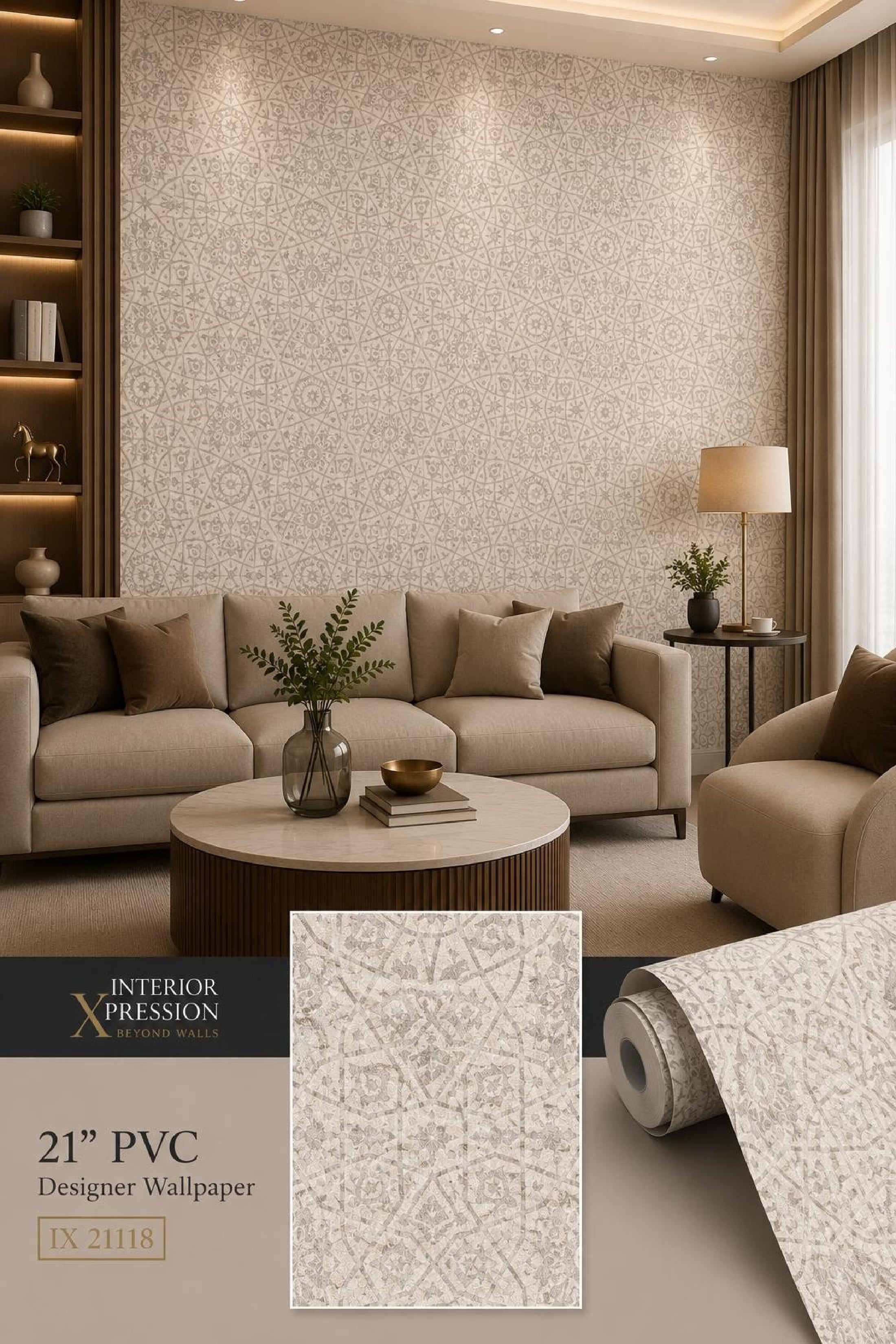 W35 3D Premium PVC Designer Wallpaper