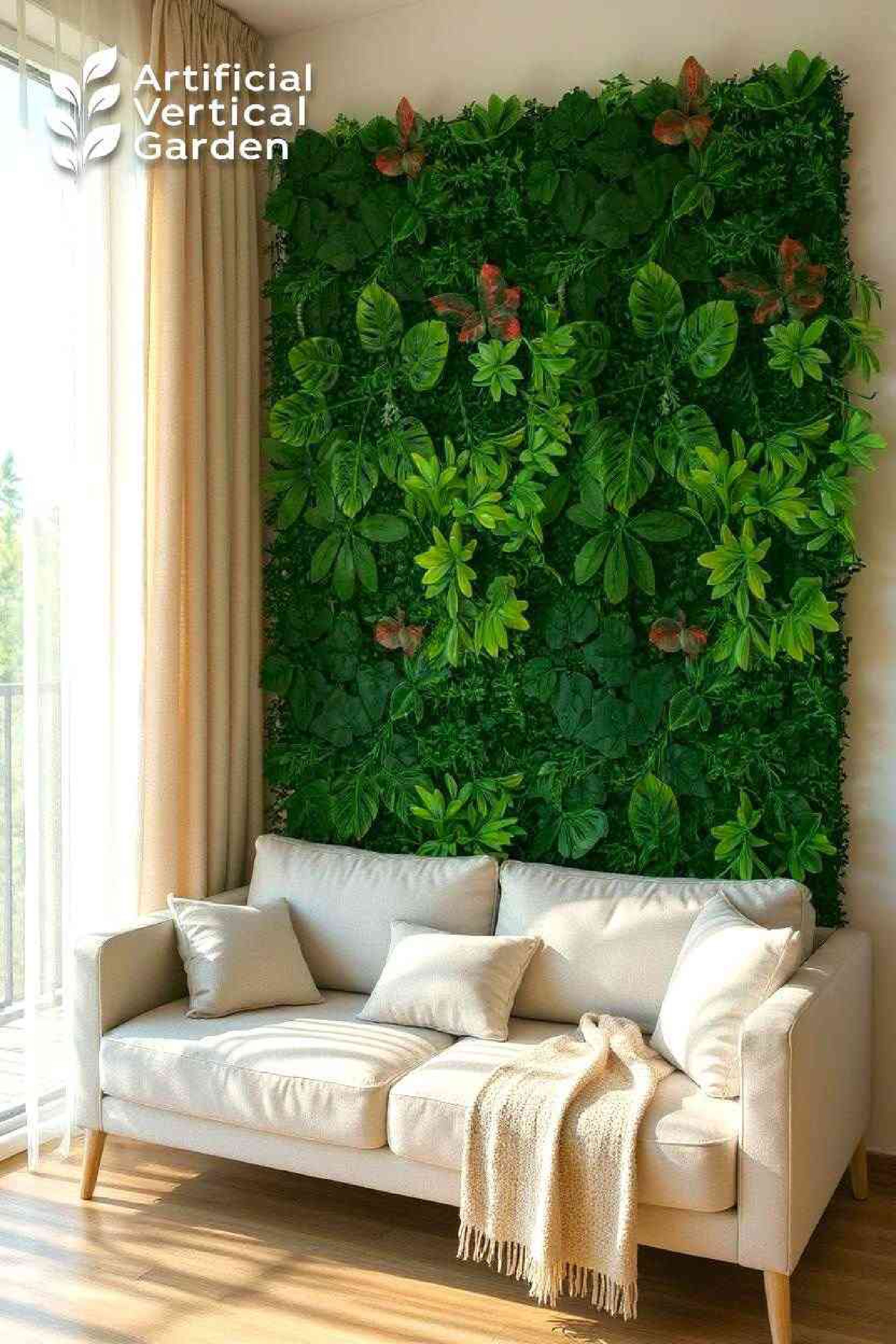 CR-J Artificial Vertical Garden Sheet (Min 10pcs) (Size 16 x 24 Inches) - SWASTIK CREATIONS The Trend Point