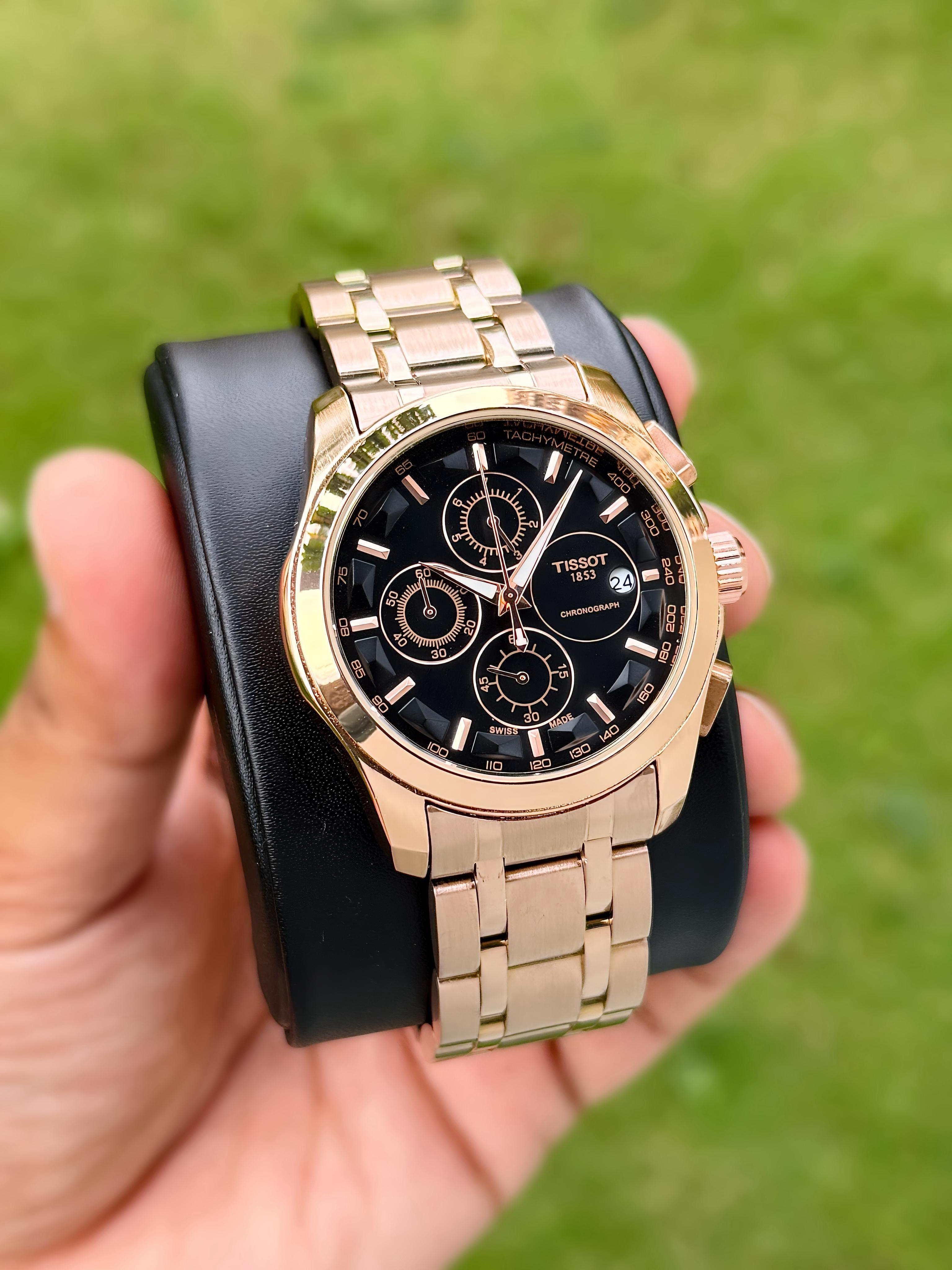 Couturier Premius Rose Gold Detailed with Perfection watch - SWASTIK CREATIONS The Trend Point