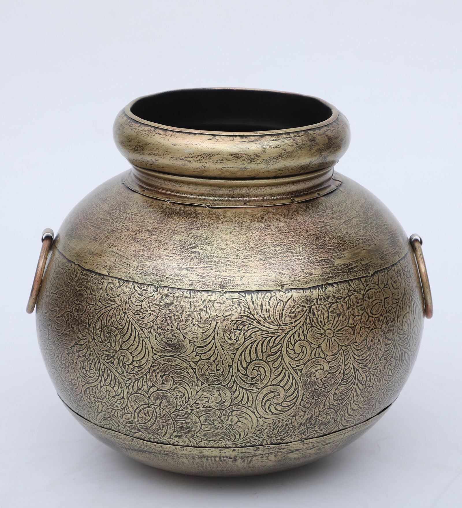 Decorative Multicolour Iron Desk Pots - SWASTIK CREATIONS The Trend Point