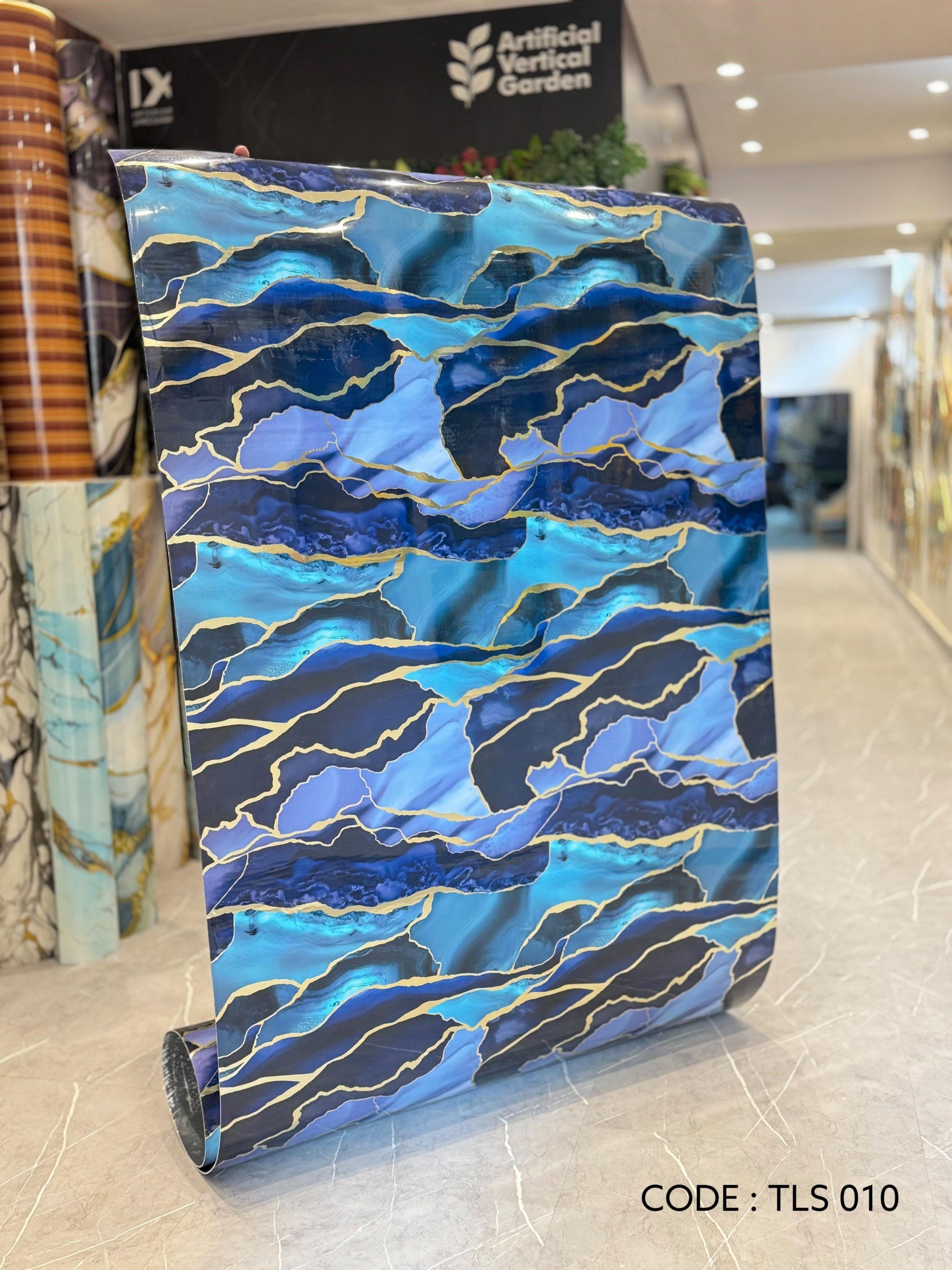 Gold Foil UV Marble Sheets (size 10 x 4 Feet) TLS010 - SWASTIK CREATIONS The Trend Point