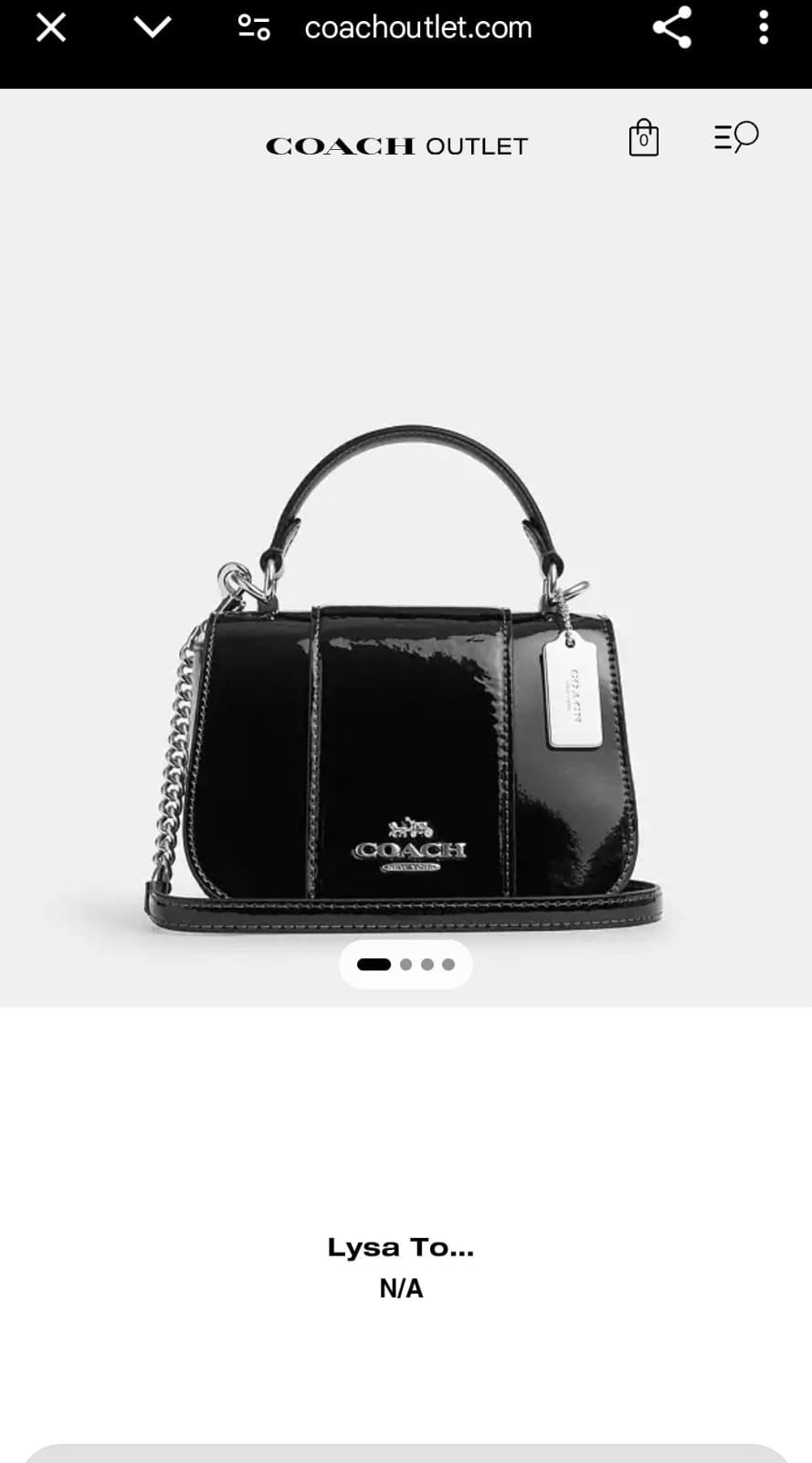 Coach Lysa Top Handle Bag SWASTIK CREATIONS The Trend Point