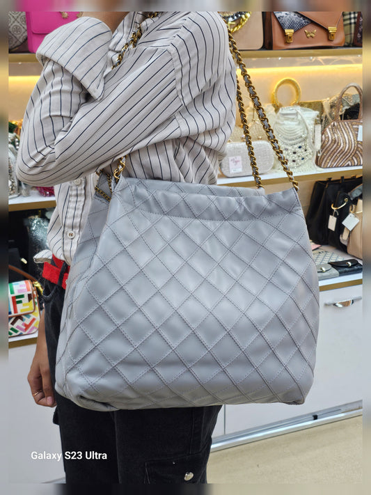 TORY BURCH FLEMING DRAWSTRING LEATHER BAG