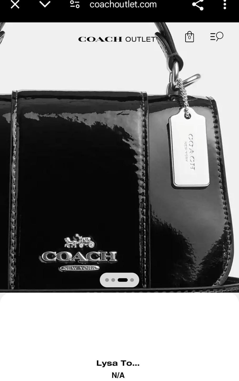 Coach Lysa Top Handle Bag SWASTIK CREATIONS The Trend Point