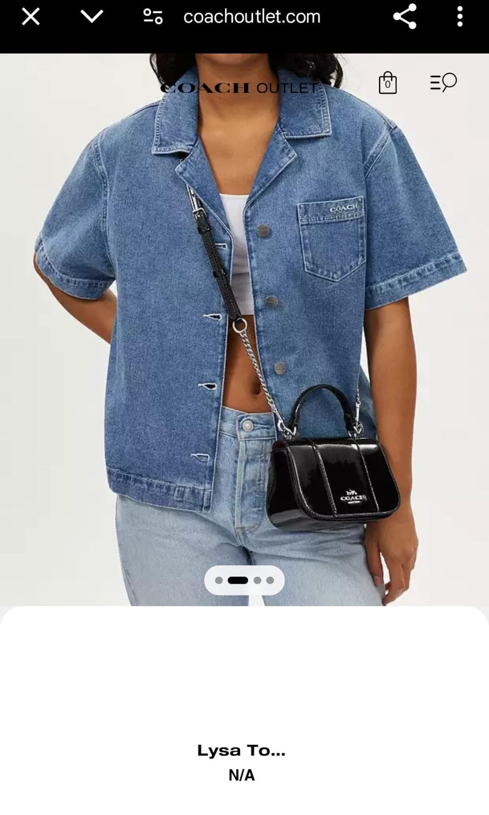 Coach Lysa Top Handle Bag SWASTIK CREATIONS The Trend Point