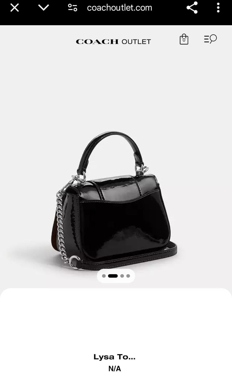 Coach Lysa Top Handle Bag SWASTIK CREATIONS The Trend Point