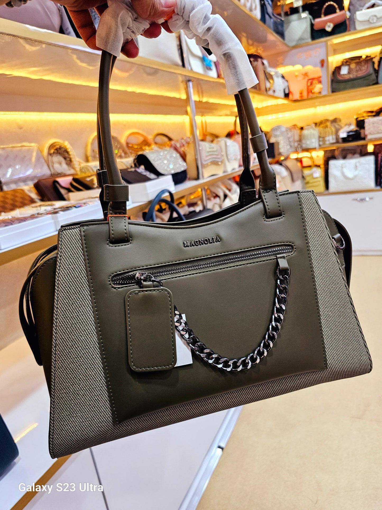 Magnolia Elegant PU Leather Tote Bag | Spacious & Stylish Handbag for Women | Office, Travel & Daily Use - 4 colors SWASTIK CREATIONS The Trend Point