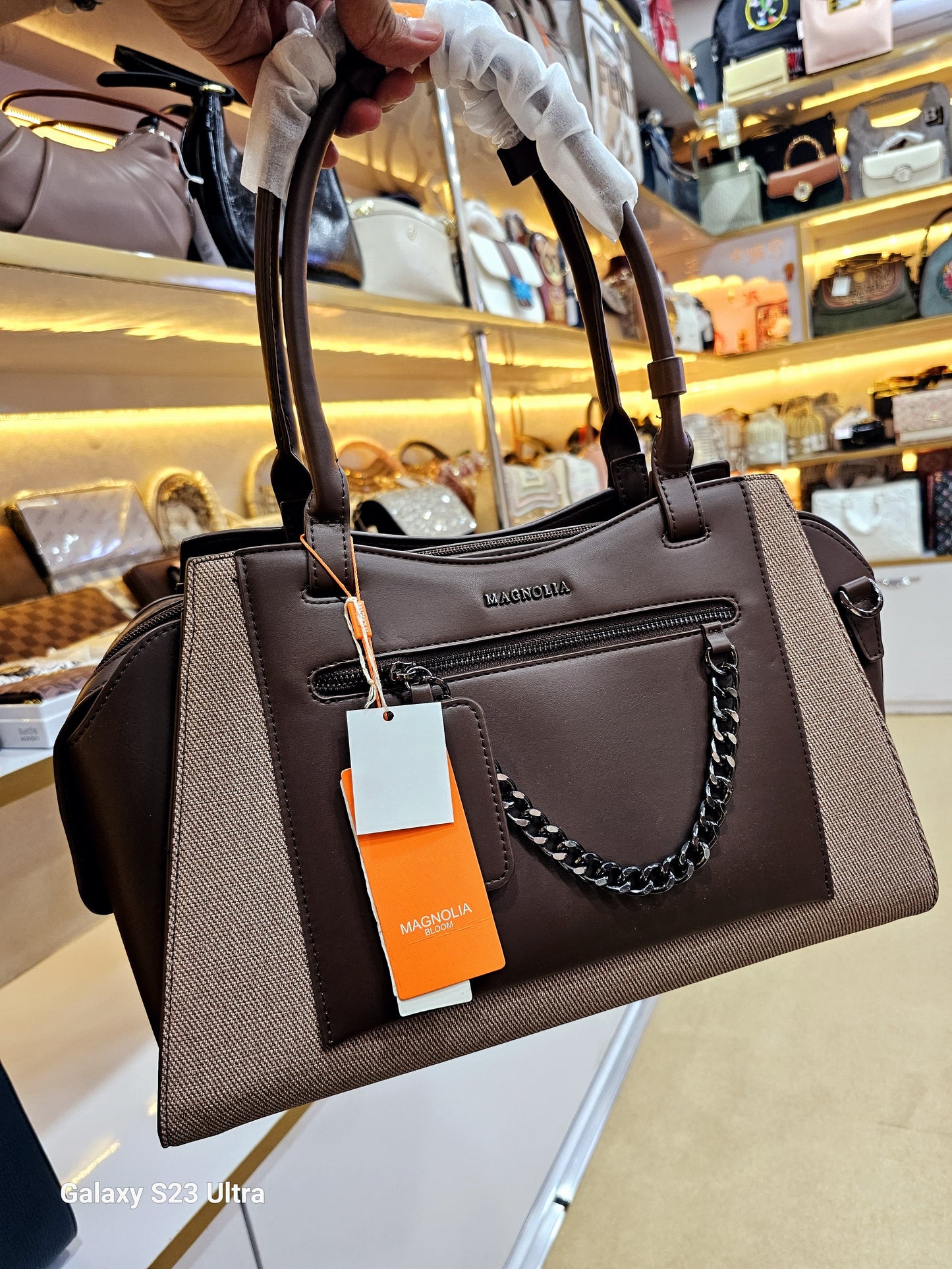 Magnolia Elegant PU Leather Tote Bag | Spacious & Stylish Handbag for Women | Office, Travel & Daily Use - 4 colors SWASTIK CREATIONS The Trend Point