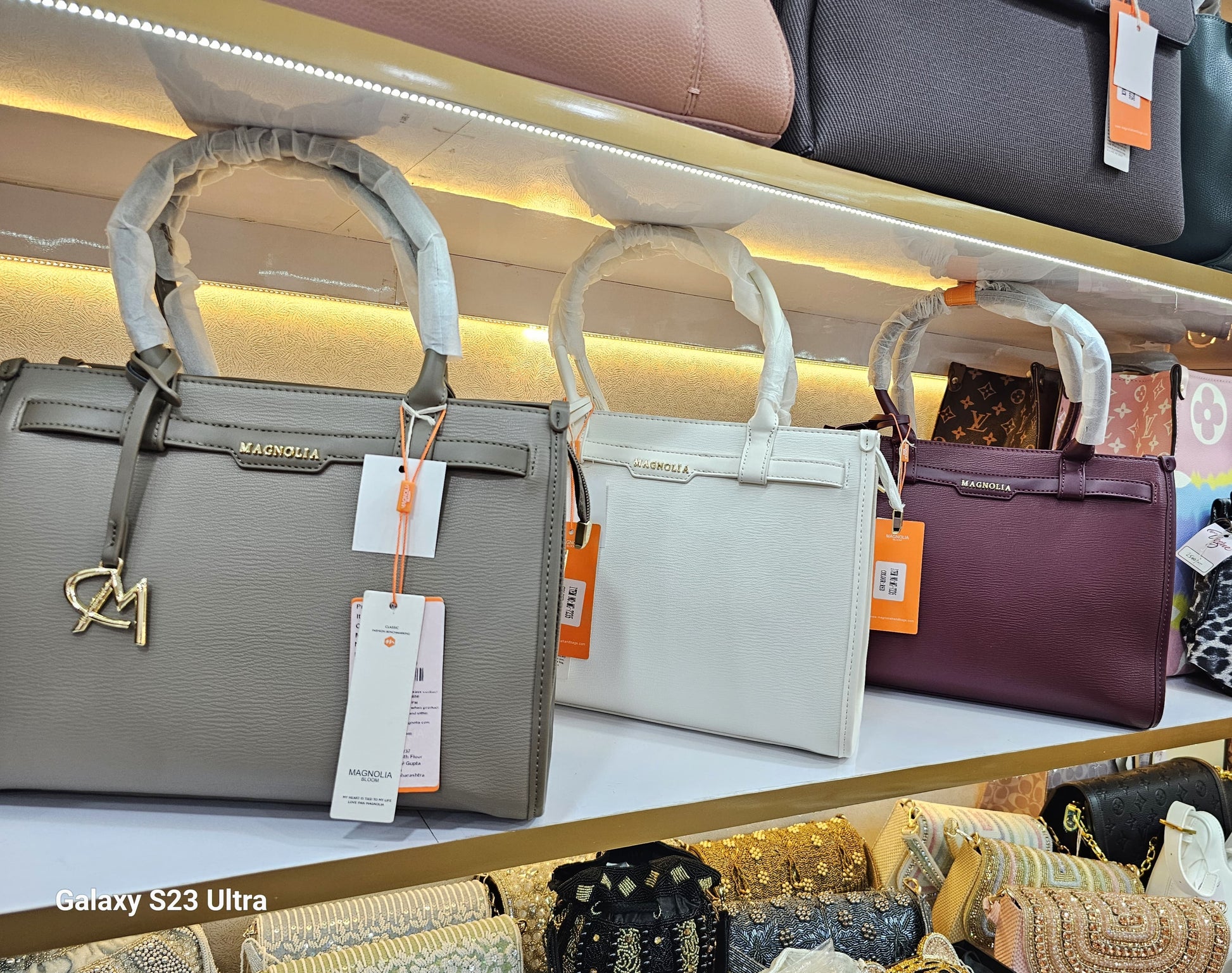 MAGNOLIA ORIGINAL LEATHER TOTE BAGS - 3 colors