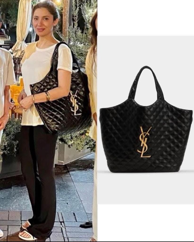 SAINT LAURENT YSL Icare Maxi Shopping Bag in Quilted Lambskin SWASTIK CREATIONS The Trend Point