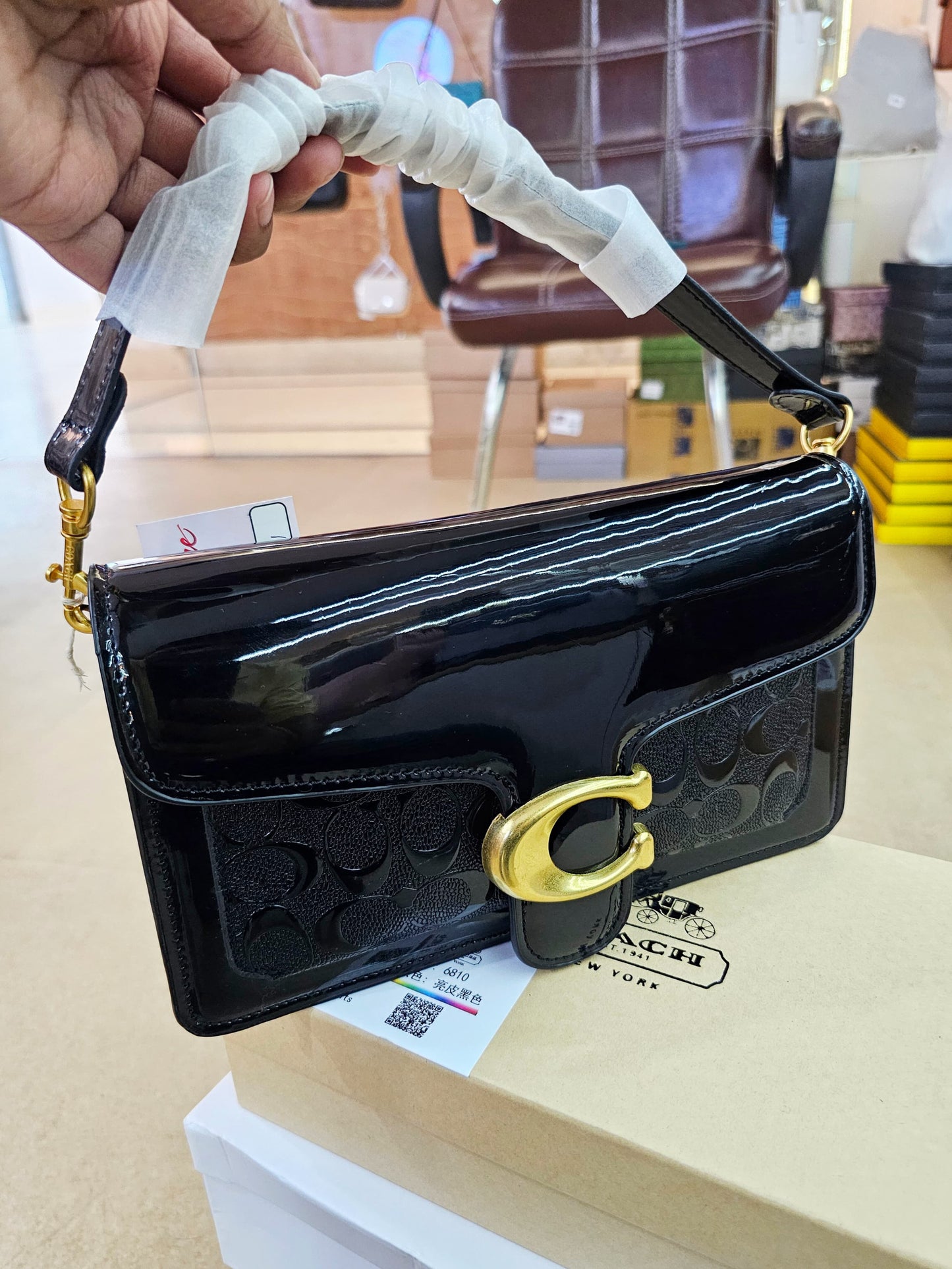 Coach Tabby 26 In Patent Leather Bag SWASTIK CREATIONS The Trend Point