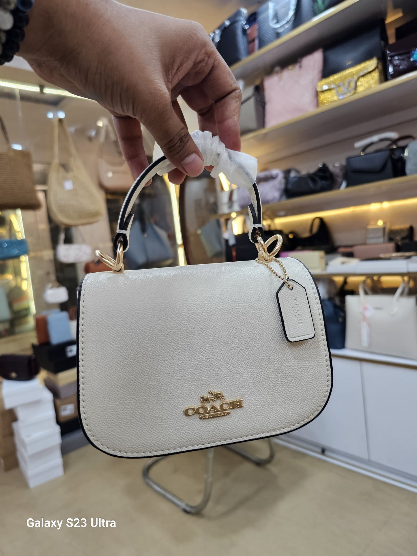 Coach Lysa Top Handle Premium Quality Bag SWASTIK CREATIONS The Trend Point