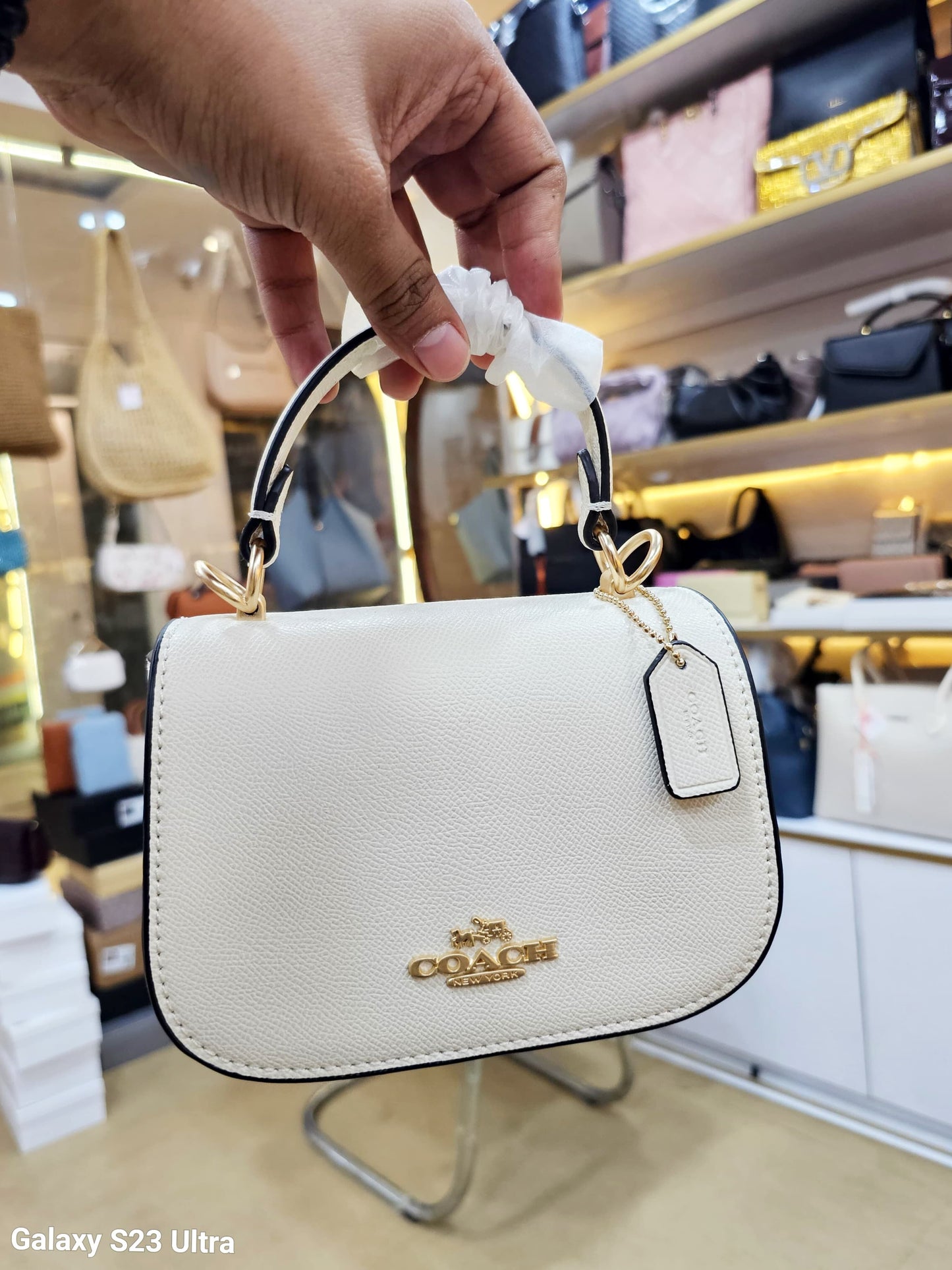Coach Lysa Top Handle Premium Quality Bag SWASTIK CREATIONS The Trend Point