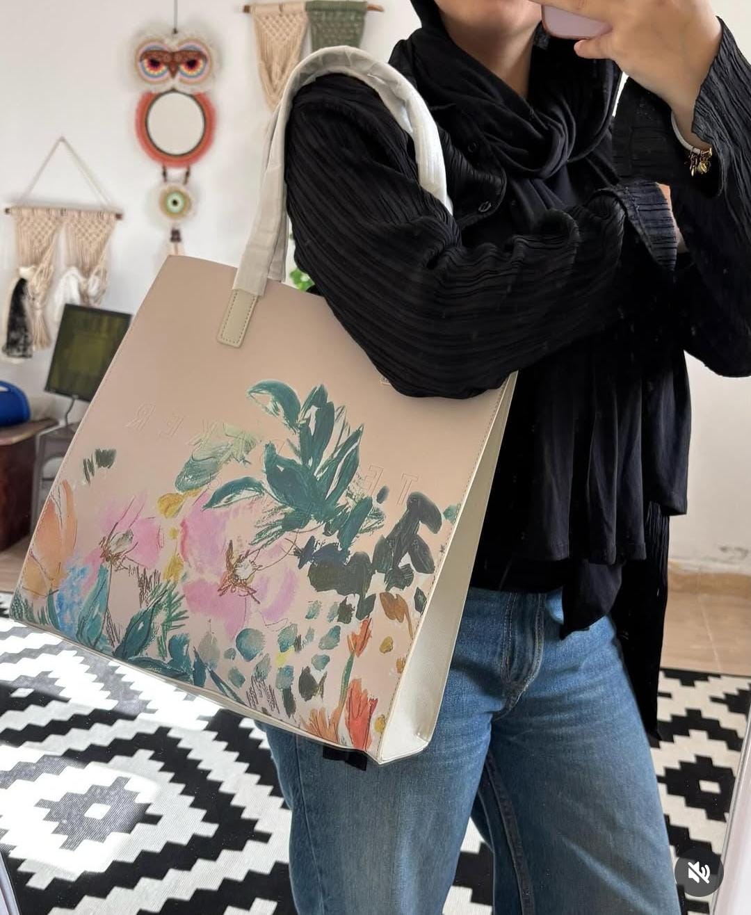 Ted Baker Meadcon Painted Meadow East West Icon Premium Quality Bag SWASTIK CREATIONS The Trend Point