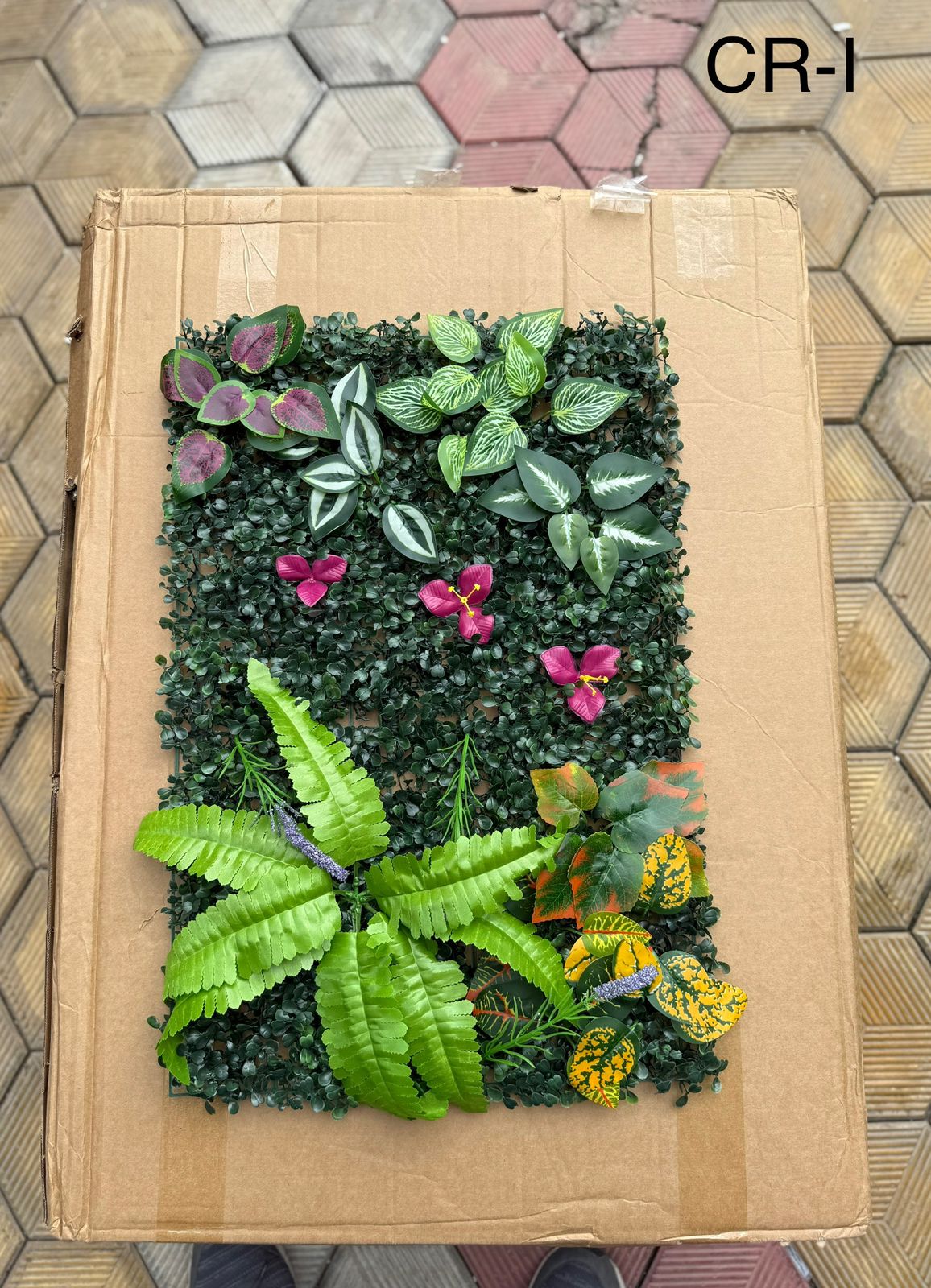 CR-I Artificial Grass Vertical Garden Sheet (Pack of 10pcs) (Size 16 x 24 Inches) SWASTIK CREATIONS The Trend Point