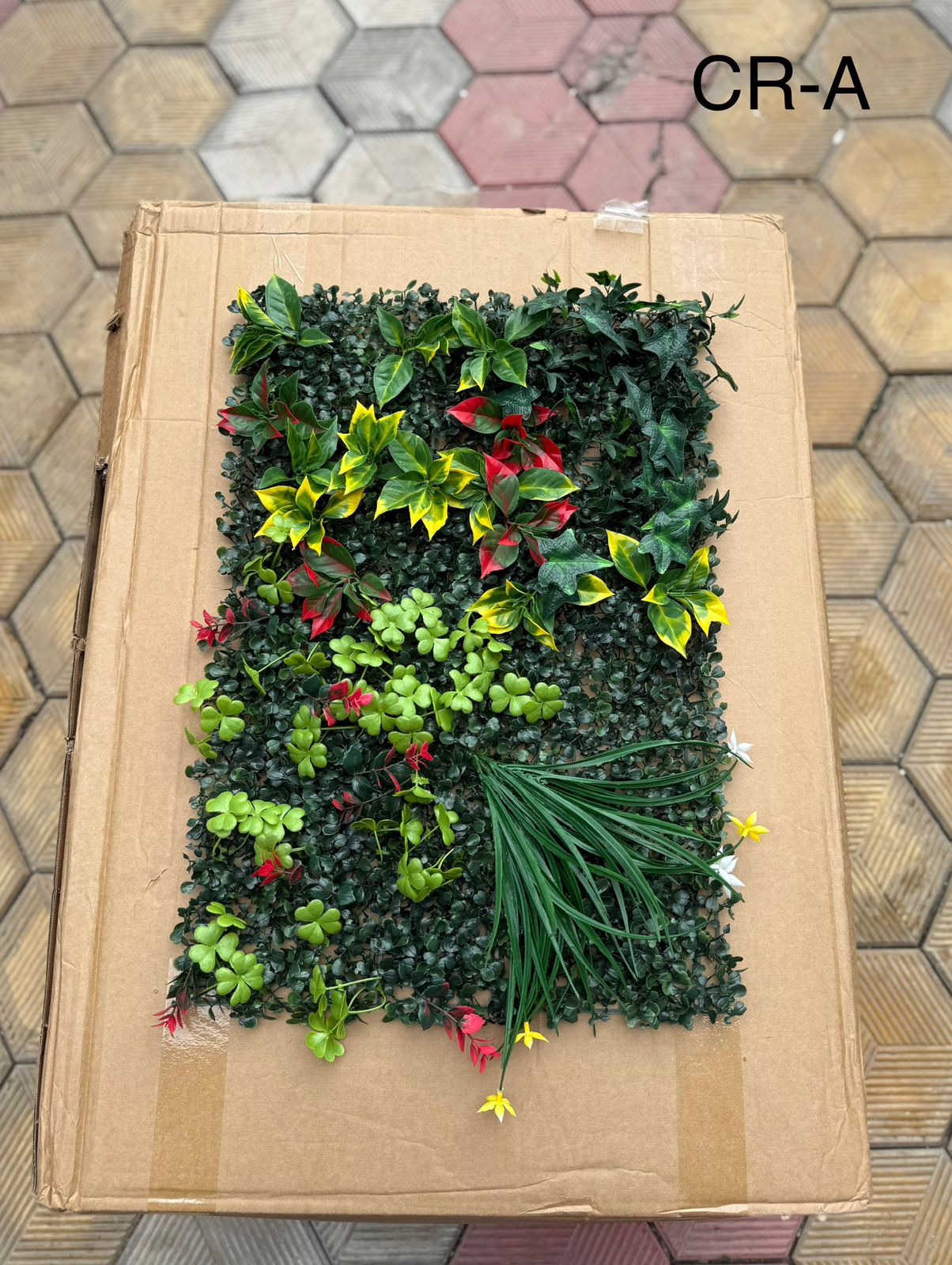 CR-A Artificial Grass Vertical Garden Sheet (Pack of 10pcs) (Size 16 x 24 Inches) SWASTIK CREATIONS The Trend Point