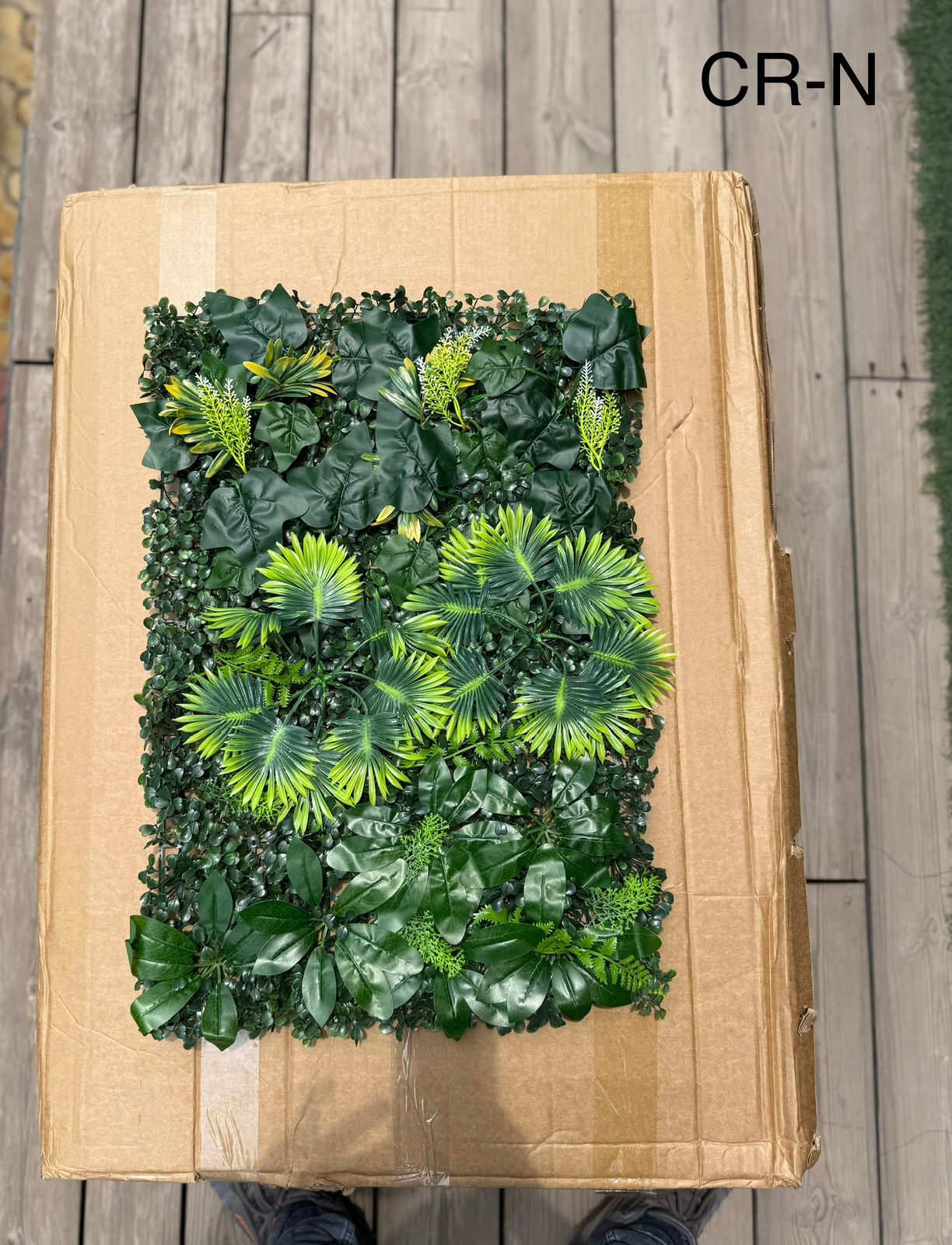 CR-N Artificial Grass Vertical Garden Sheet (Pack of 10pcs) (Size 16 x 24 Inches) SWASTIK CREATIONS The Trend Point