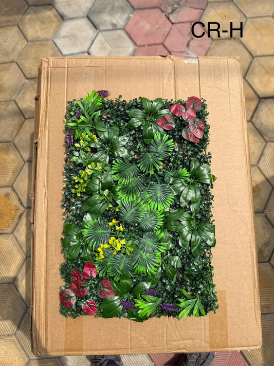 CR-H Artificial Grass Vertical Garden Sheet (Pack of 10pcs) (Size 16 x 24 Inches)