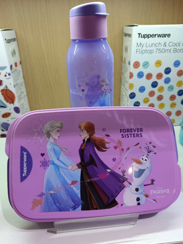 Tupperware Disney Frozen collectable kids lunch & bottle Set