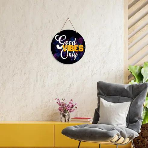 Swastik Trend Point Round Wall Hanging for Home Decoration | Office | Gift | Bedroom | Living Room Decor | Positive Energy Wall Decor | Door Hangings | Kids Room Decor | Entrance Decor -8 SWASTIK CREATIONS The Trend Point