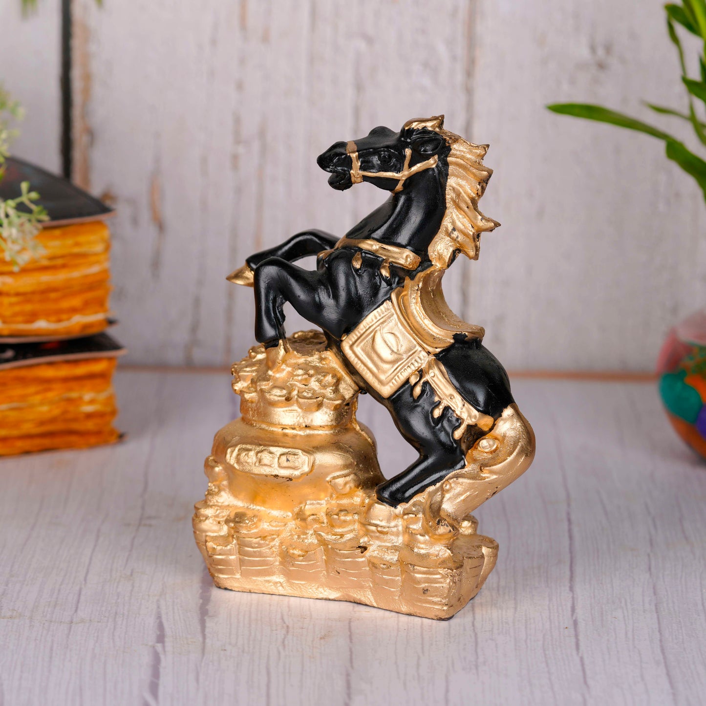 Swastik Creations Horse Showpiece for Home Decor Living Room, Bedroom, Office Desktop Decoration & Gifting Showpiece SWASTIK CREATIONS The Trend Point