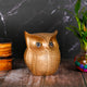 Swastik Creations Home Dcor Accents Small Decor Items Modern Classy Lucky Owl for Shelf Figurines Showpiece Handicraft Idol for Home Decor Gifts Item (Gold)