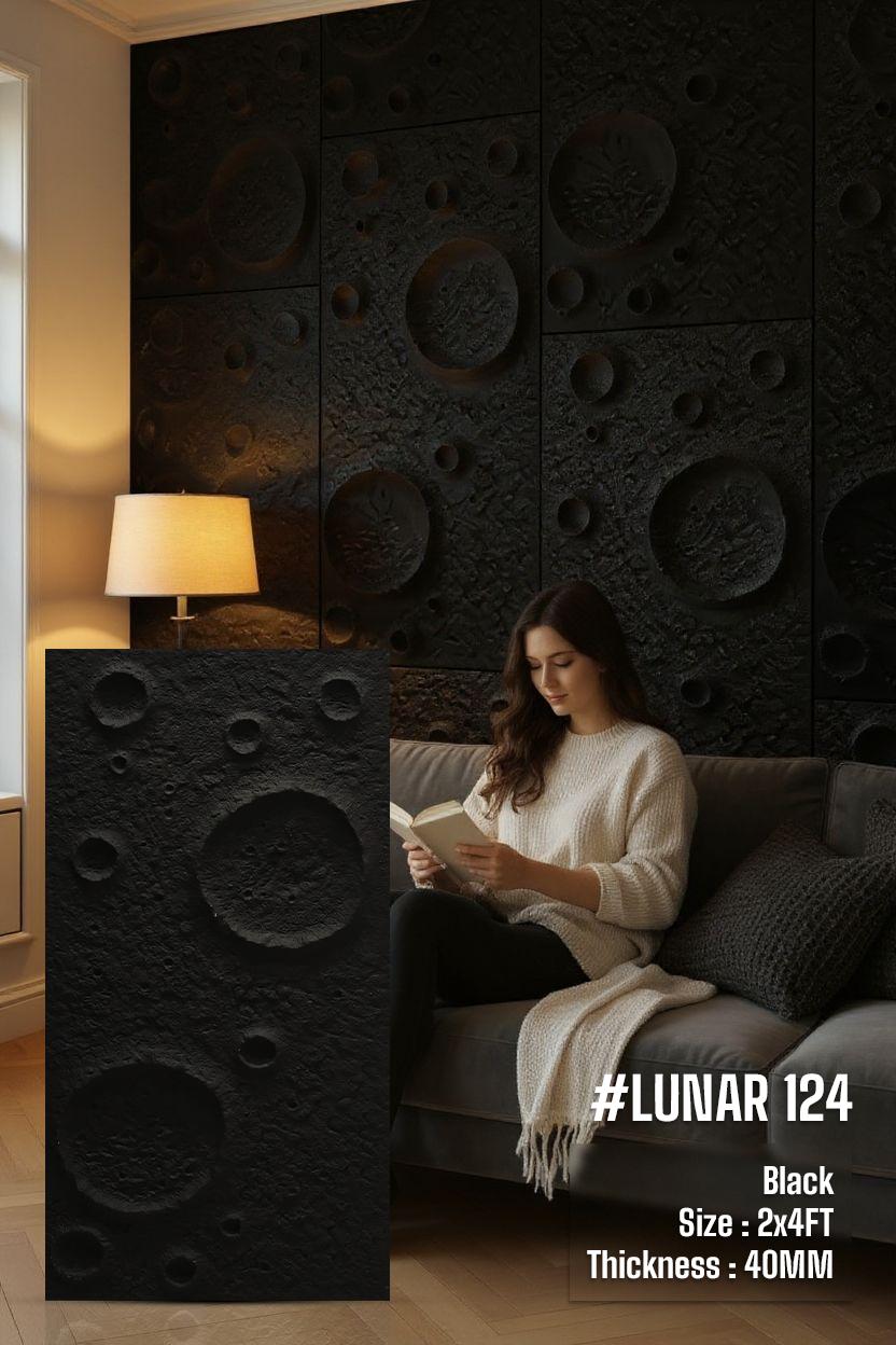 #Lunar 124 - PU Panels New Design- 40mm thickness - Size 2x4ft - 5 color options