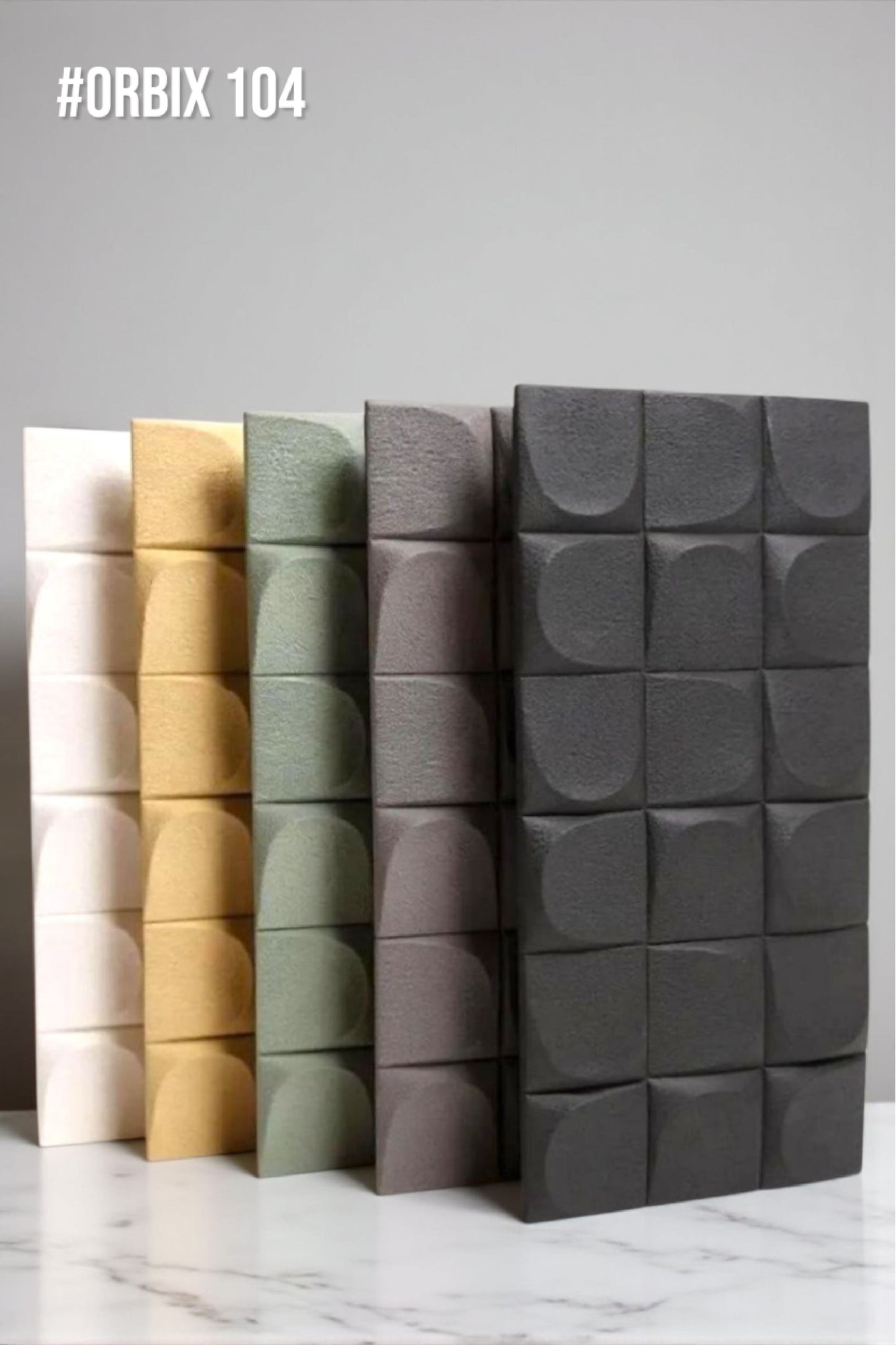 #Orbix 104 PU Panel - 40mm thickness - Size 2x4ft - 5 color options ( Box of 7pcs) SWASTIK CREATIONS The Trend Point