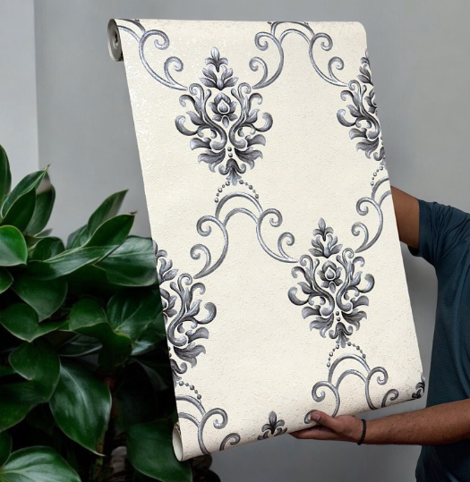 Premium Textured Wallpaper (set of 2) - SWASTIK CREATIONS The Trend Point