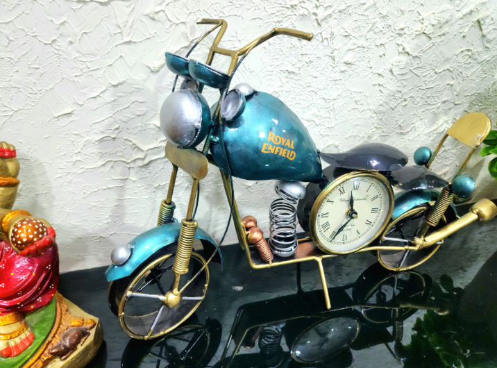 Royal Enfield bullet clock - SWASTIK CREATIONS The Trend Point