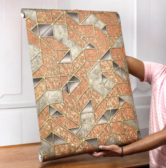 Luxury 3D Wallpaper (set of 2) SWASTIK CREATIONS The Trend Point