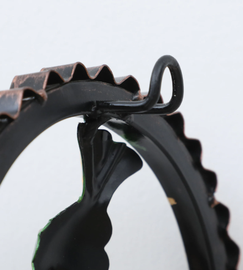 Decorative Safa Doll S /3 Multicolour Metal Wall Art