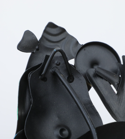 Decorative Ganesh Shehnai Multicolour Metal Wall Art