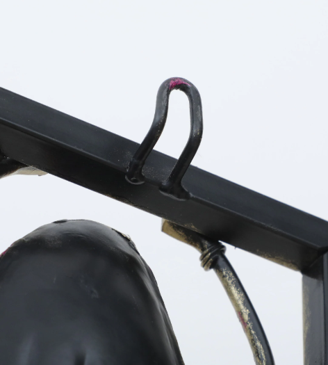 Decorative Kalbaliya Lady Multicolour Metal Wall Art