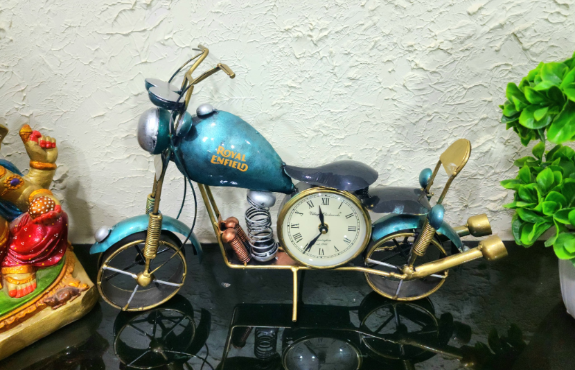 Royal Enfield bullet clock SWASTIK CREATIONS The Trend Point