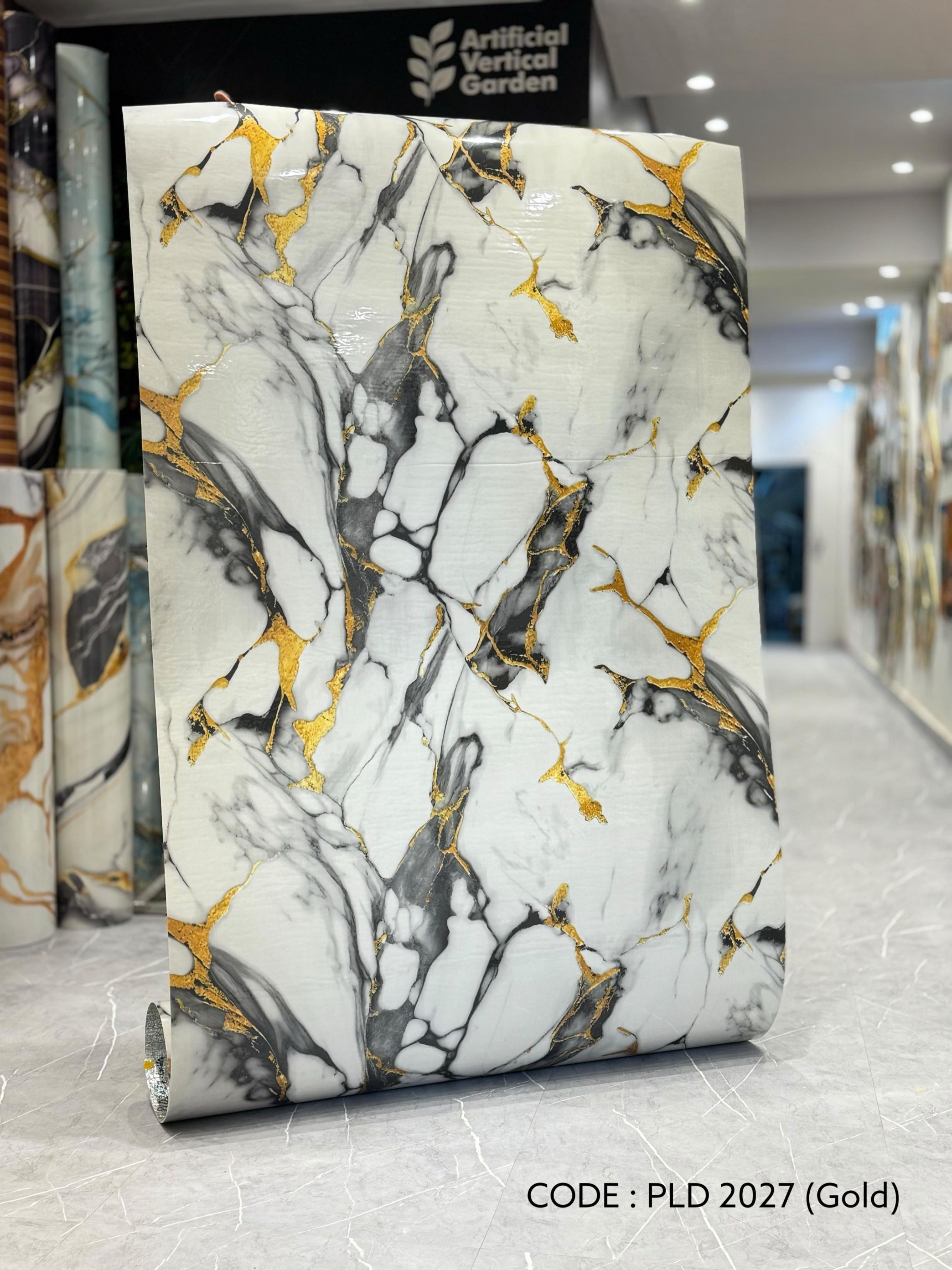 Self Adhesive UV Marble Sheets (size 10 x 4 Feet) PLD2027