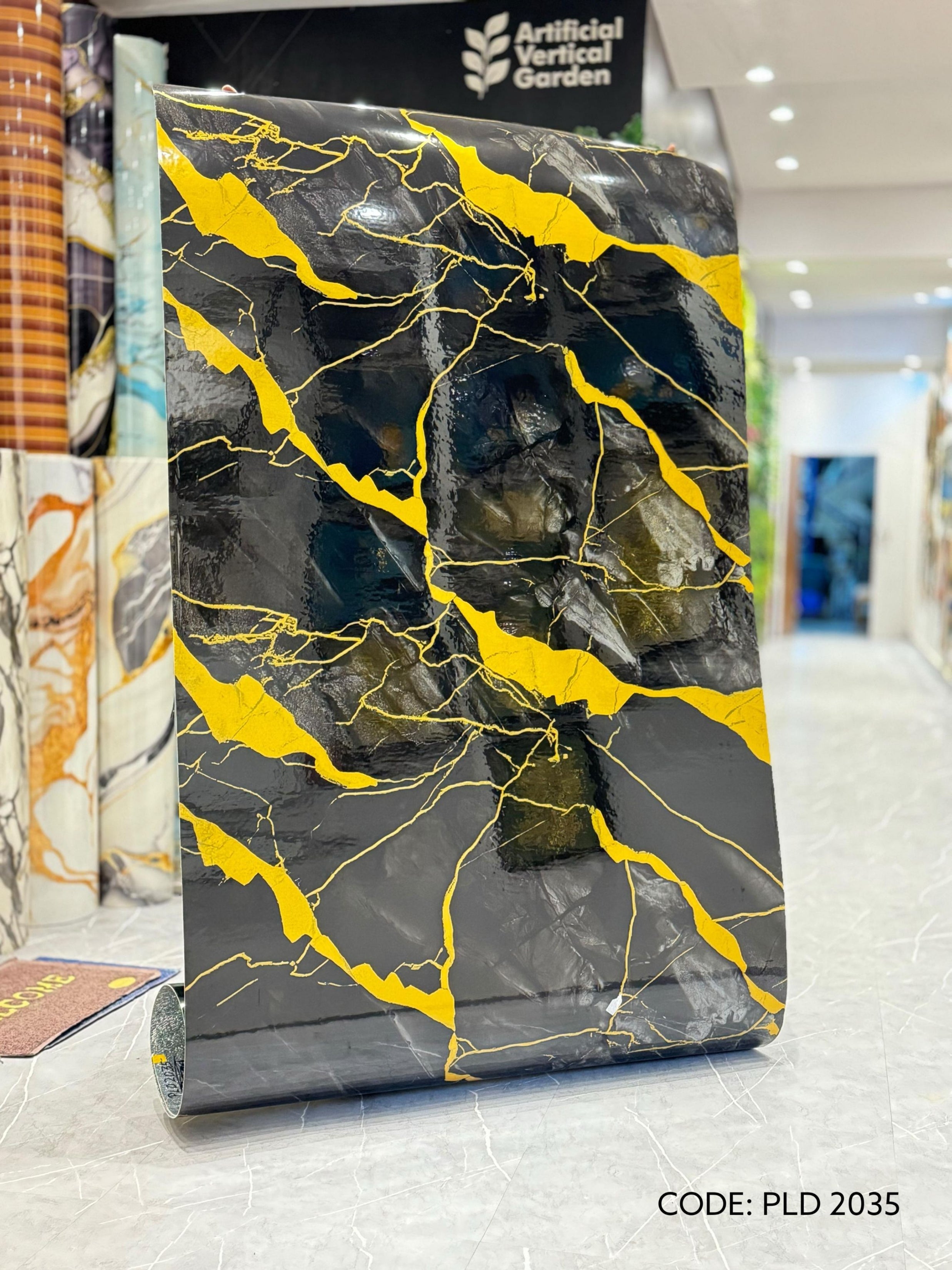 Self Adhesive UV Marble Sheets (size 10 x 4 Feet) PLD2035